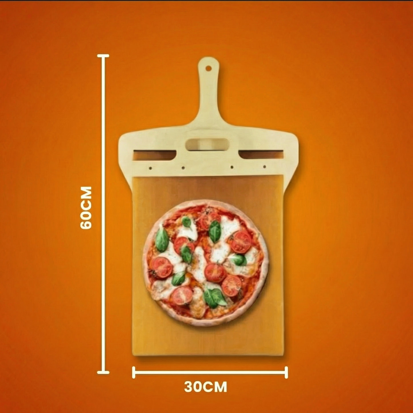 Paletă Glisantă pentru Pizza și Produse de Patiserie, Perfectă pentru Transferul Aluatului