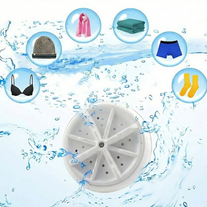 Mini Mașină de Spălat Compactă și Portabilă cu Ultrasunete, Pentru Rufe și Vase
