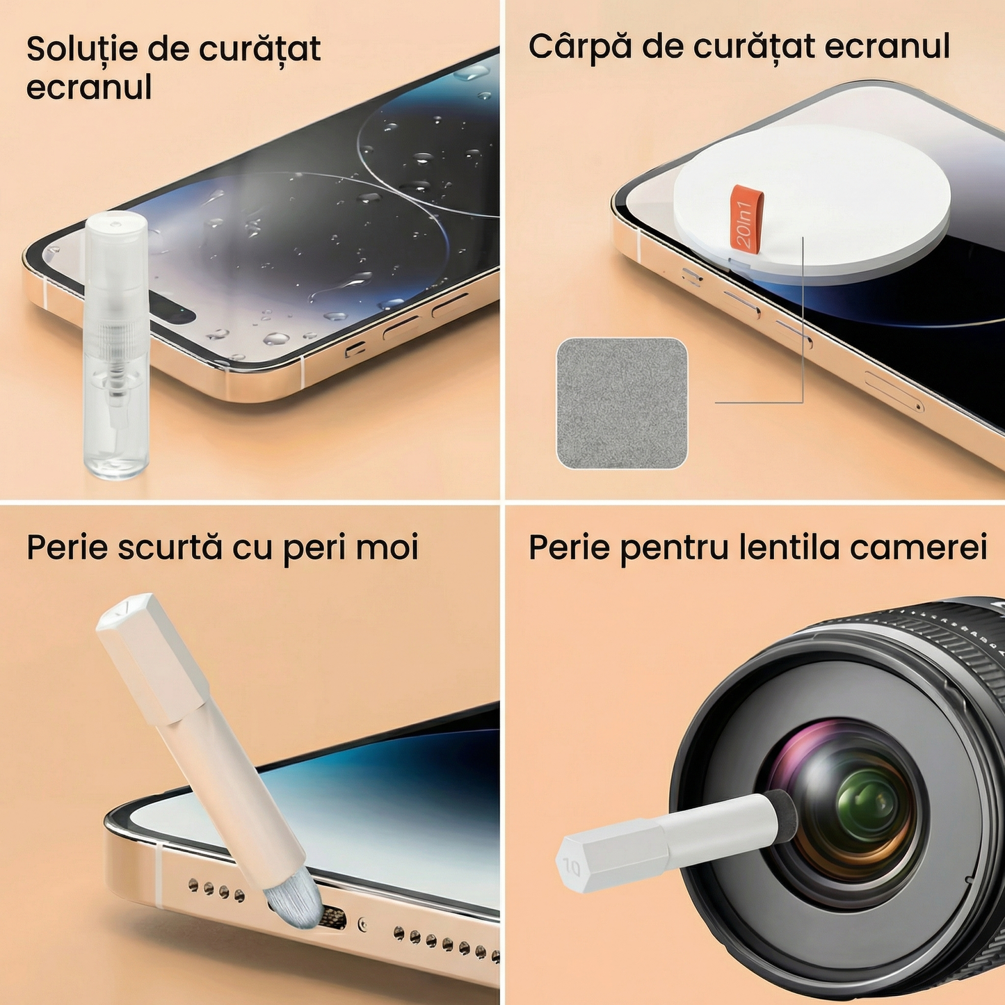 Set Multifuncțional de Curățare 9 în 1