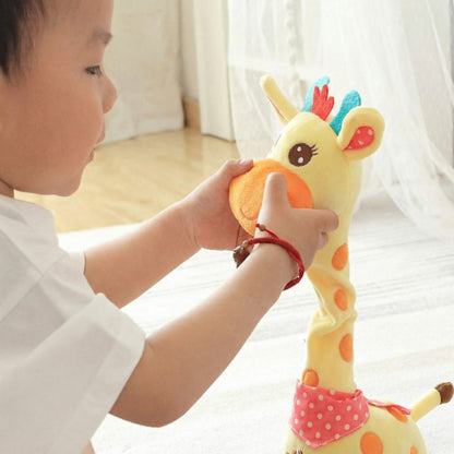 Girafa Dansatoare - Girafă de Pluș Interactivă, Cântă 60 de Cântece, Dansează pe Ritm, Repetă Cuvintele