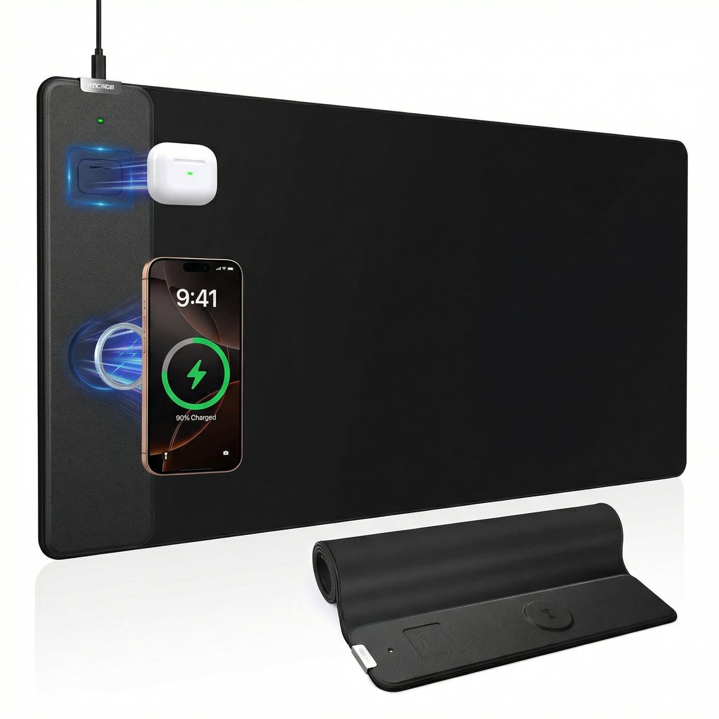 MousePad Mutifuncțional cu Încărcare Magnetică Wireless