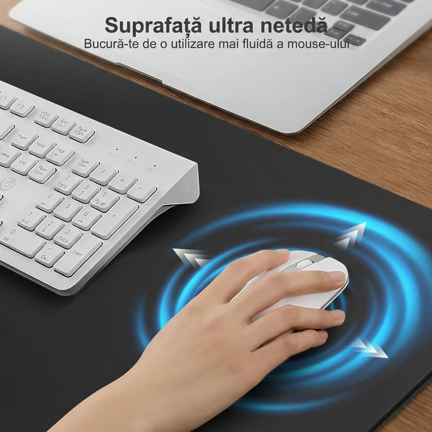 MousePad Mutifuncțional cu Încărcare Magnetică Wireless