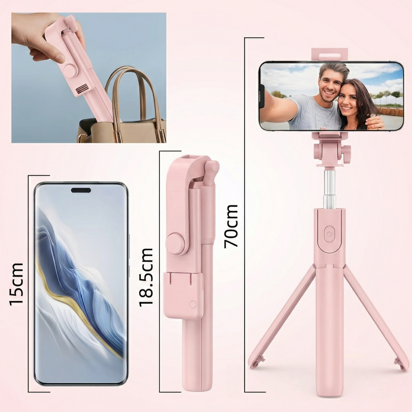Trepied 2 în 1 pentru Telefon