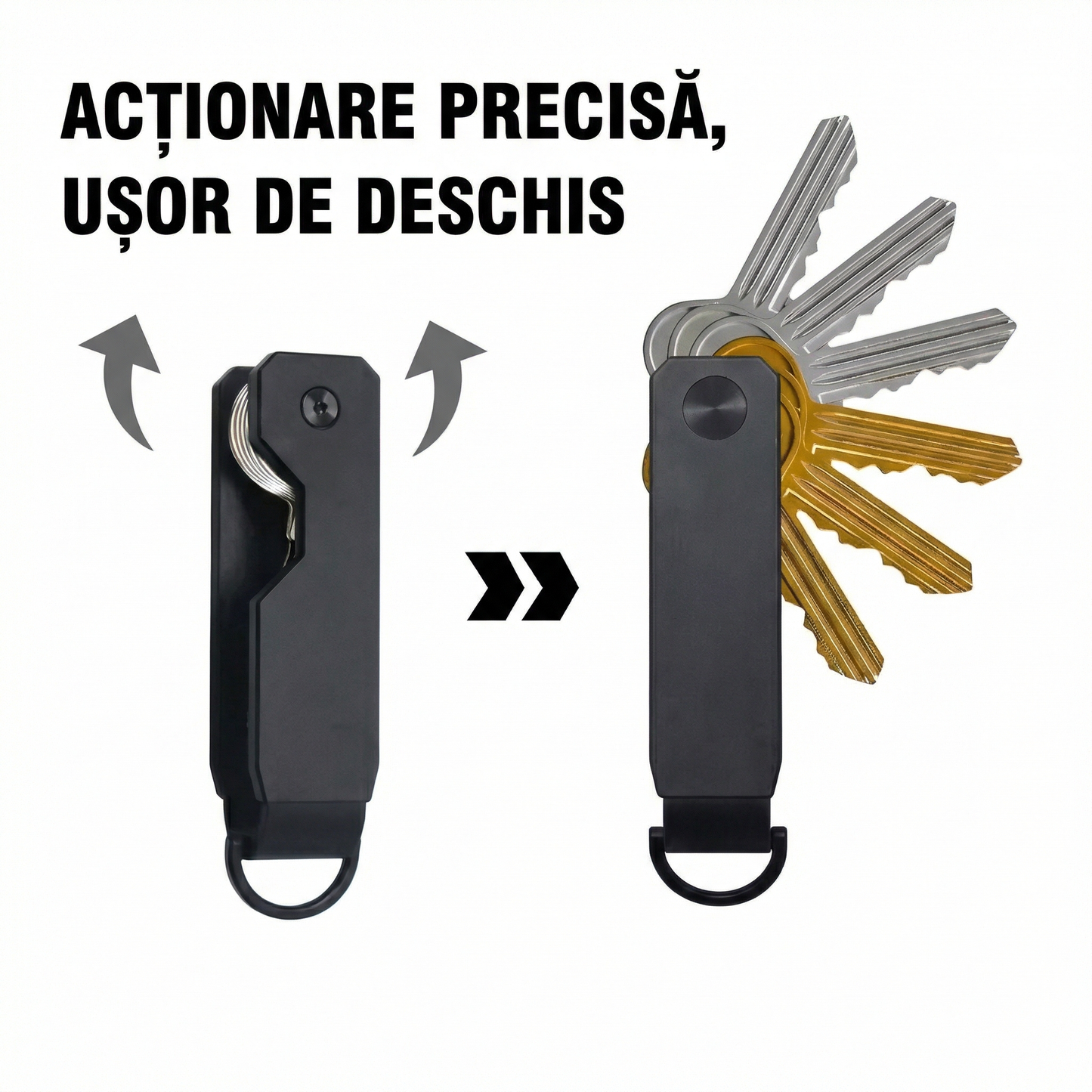 Organizator Multifuncțional pentru Chei din Metal