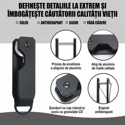 Organizator Multifuncțional pentru Chei din Metal