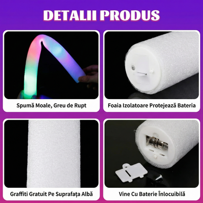 Benzi LED cu Spumă pentru Petreceri