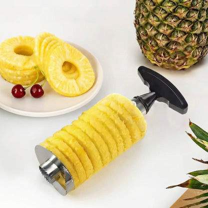 Curățător și Tăietor de Ananas din Oțel Inoxidabil