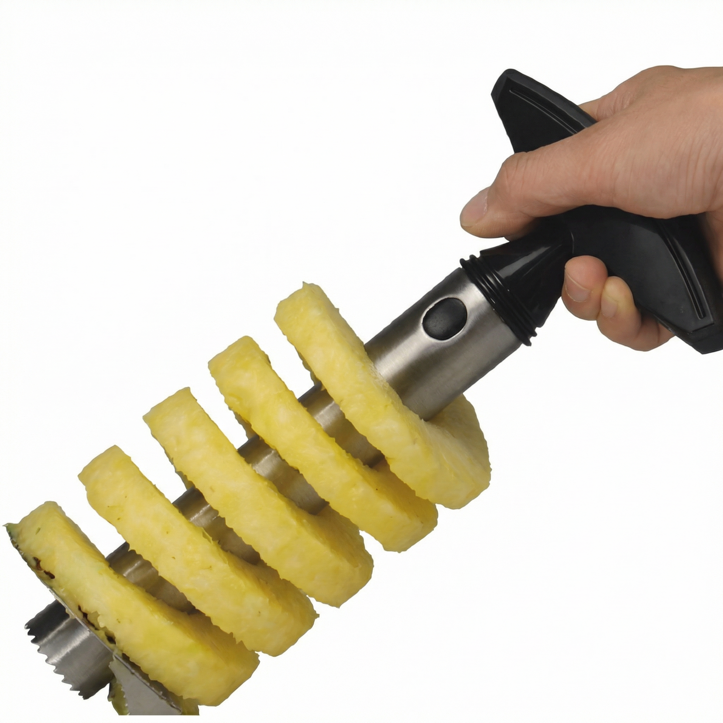 Curățător și Tăietor de Ananas din Oțel Inoxidabil