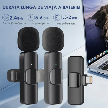 Microfon Portabil cu Funcție de Conectare prin USB
