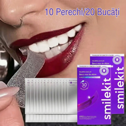 SmileKit - Benzi de Albire pentru Dinți