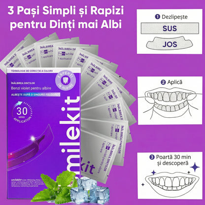 SmileKit - Benzi de Albire pentru Dinți