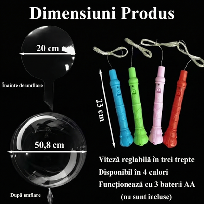 Set 4 Baloane cu LED pentru Petrecere