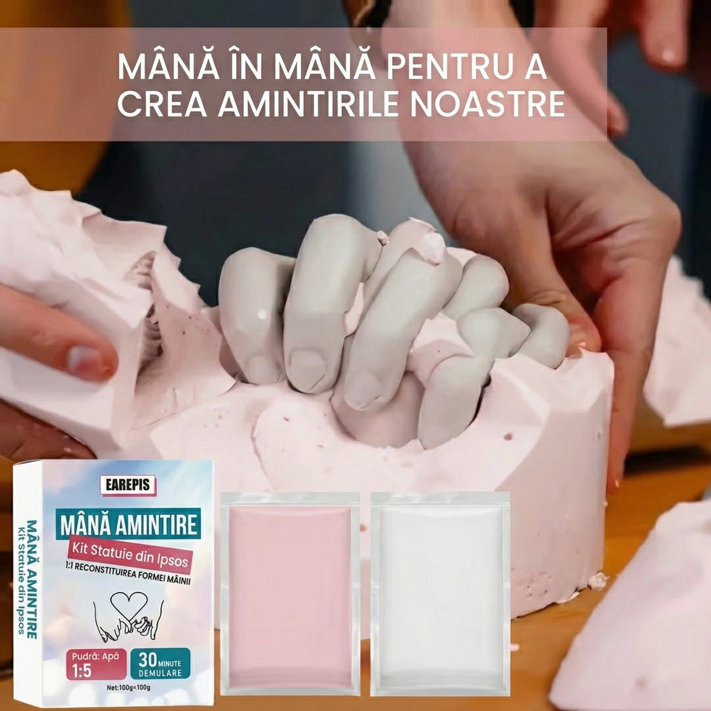Set de Sculptură din Ghips