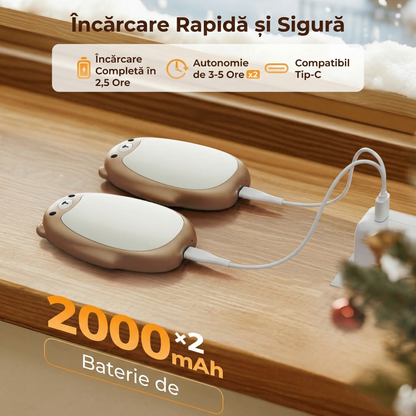 Set Încălzitor pentru Mâini Reîncărcabil
