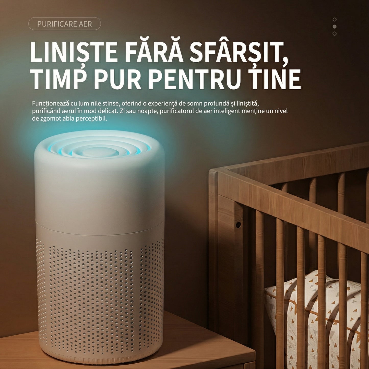 Purificator de Aer Reîncărcabil cu Filtru