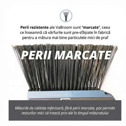 Mătură 2 în 1 cu Aspirator Inclus