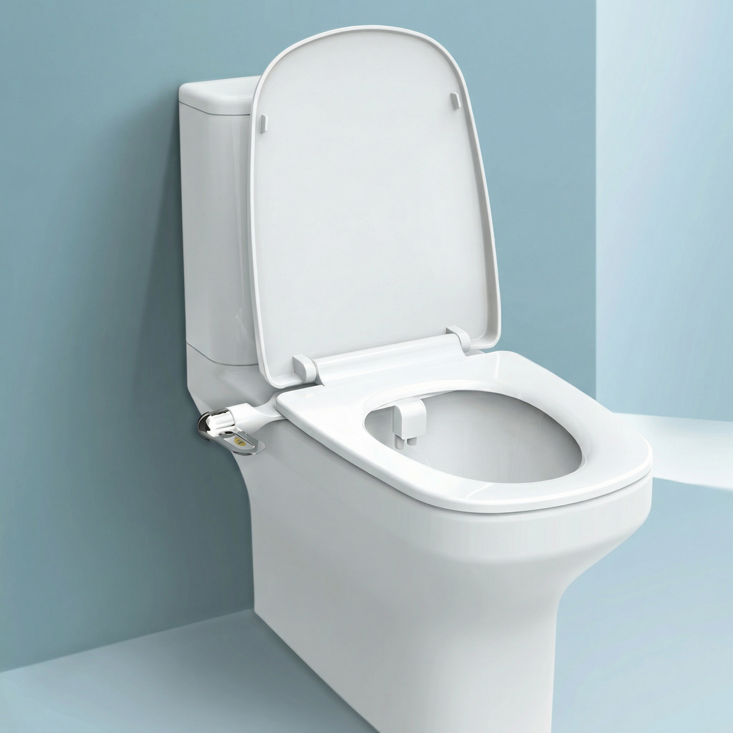 Accesoriu Bidet pentru Toaleta cu Duza Dubla Auto-Curatata