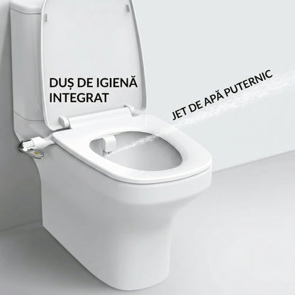 Accesoriu Bidet pentru Toaleta cu Duza Dubla Auto-Curatata