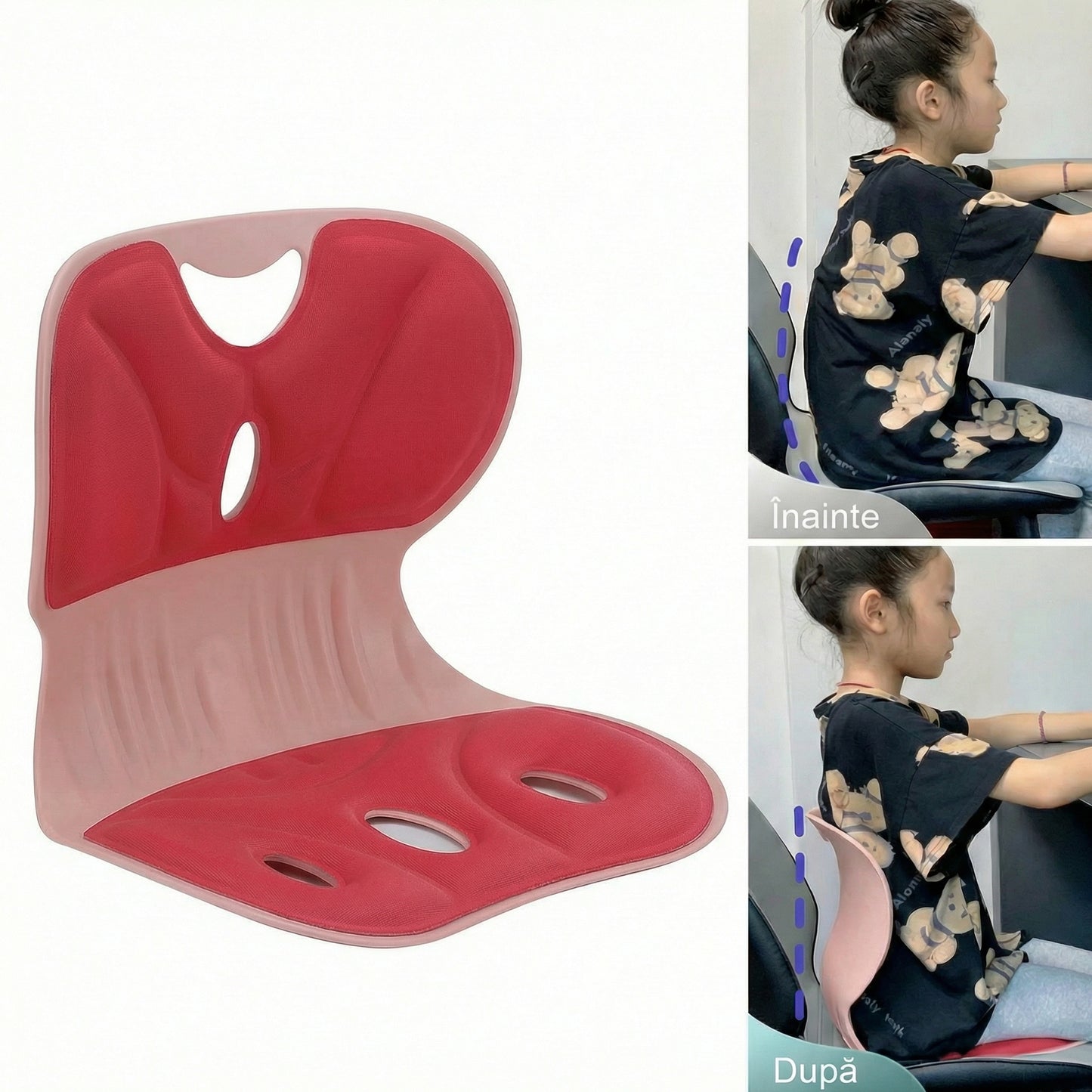 Scaun Ergonomic de Corectare a Posturii, pentru Ameliorarea Durerilor Lombare
