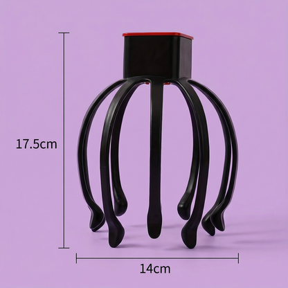 Aparat Electric de Masaj pentru Scalp cu Gheare de Caracatiță, Reîncărcabil USB, cu 3 Viteze Reglabile, Portabil și cu Vibrații