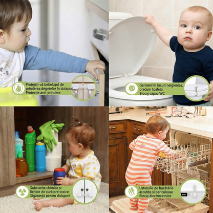 Set de 6 Curele de Securitate pentru Sertare