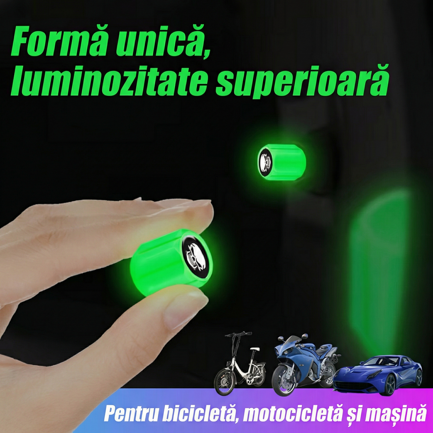 Capac Auto de Supapă Fluorescent