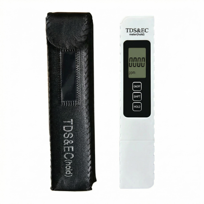Kit de Testare a Calității Apei 3 in 1, TDS, EC, Interval de Măsurare 0-9990, Tester Multifuncțional pentru Puritatea Apei, Instrument de Măsurare a Temperaturii și Valorii PPM
