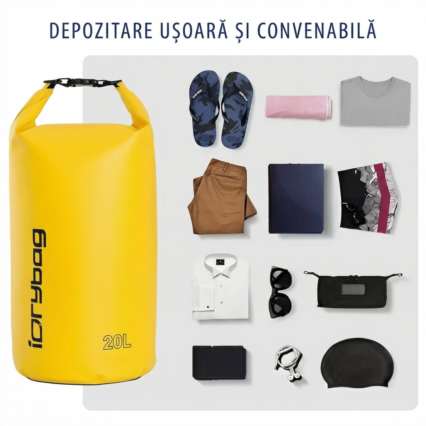 Sac Impermeabil de Înaltă Calitatea 20L