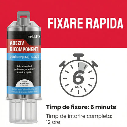 MetalFix - Adeziv Bicomponent pentru Reparații Rapide