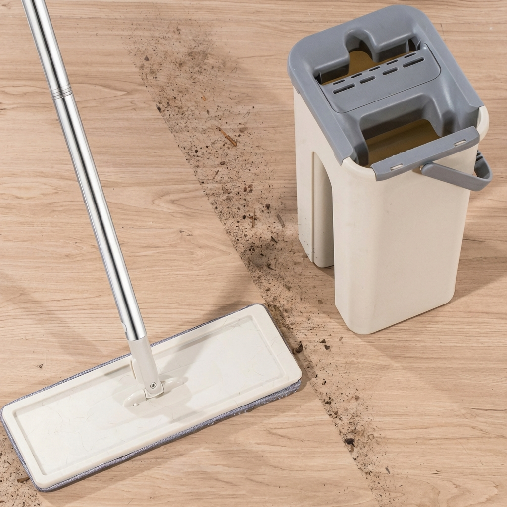 Mop Profesional Plat cu Microfibră