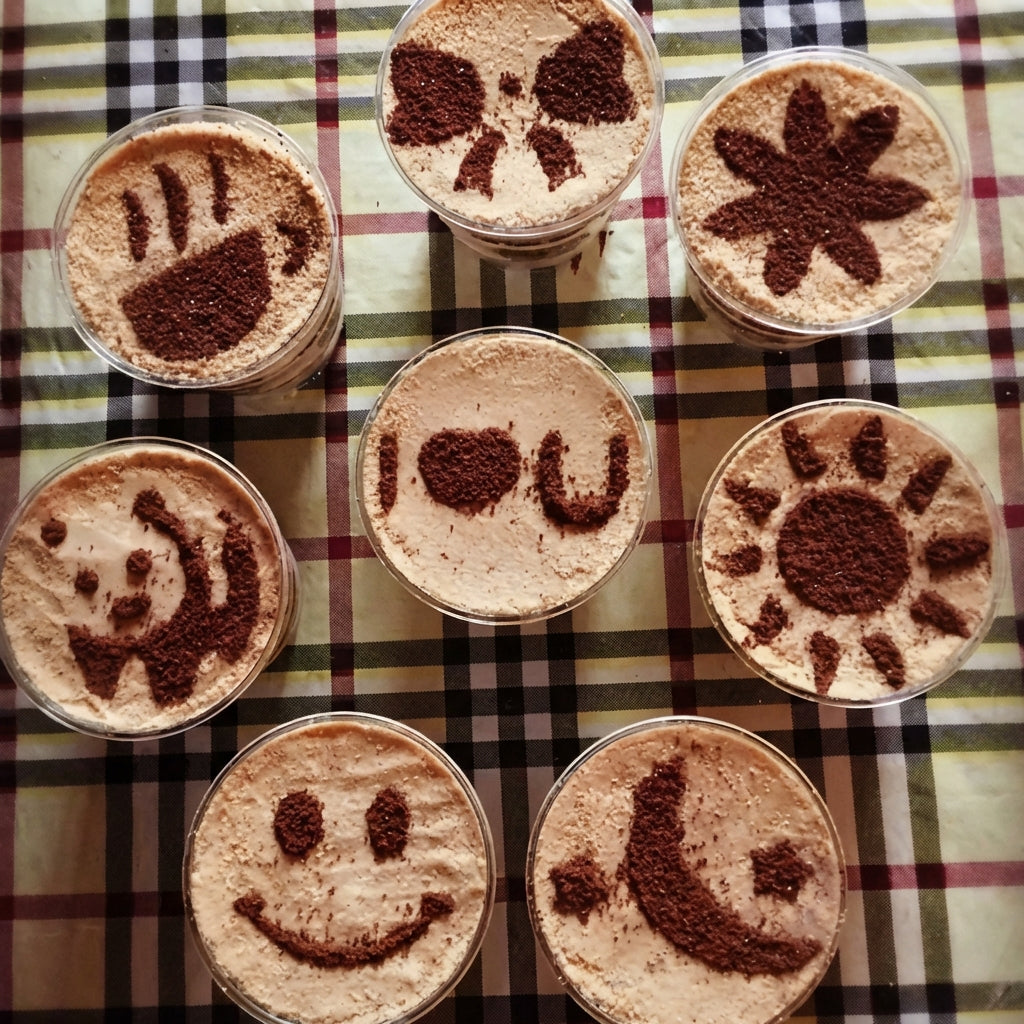 Set de 16 Șabloane pentru Latte Art din Plastic