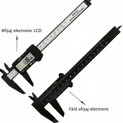 Șubler Electronic Digital, Cadran din Fibră de Carbon