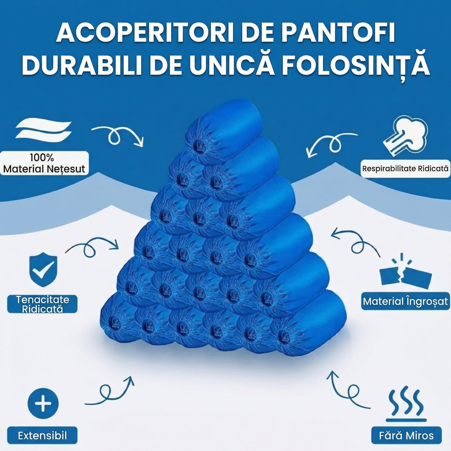Set 100 Ciorapi de Încălțăminte