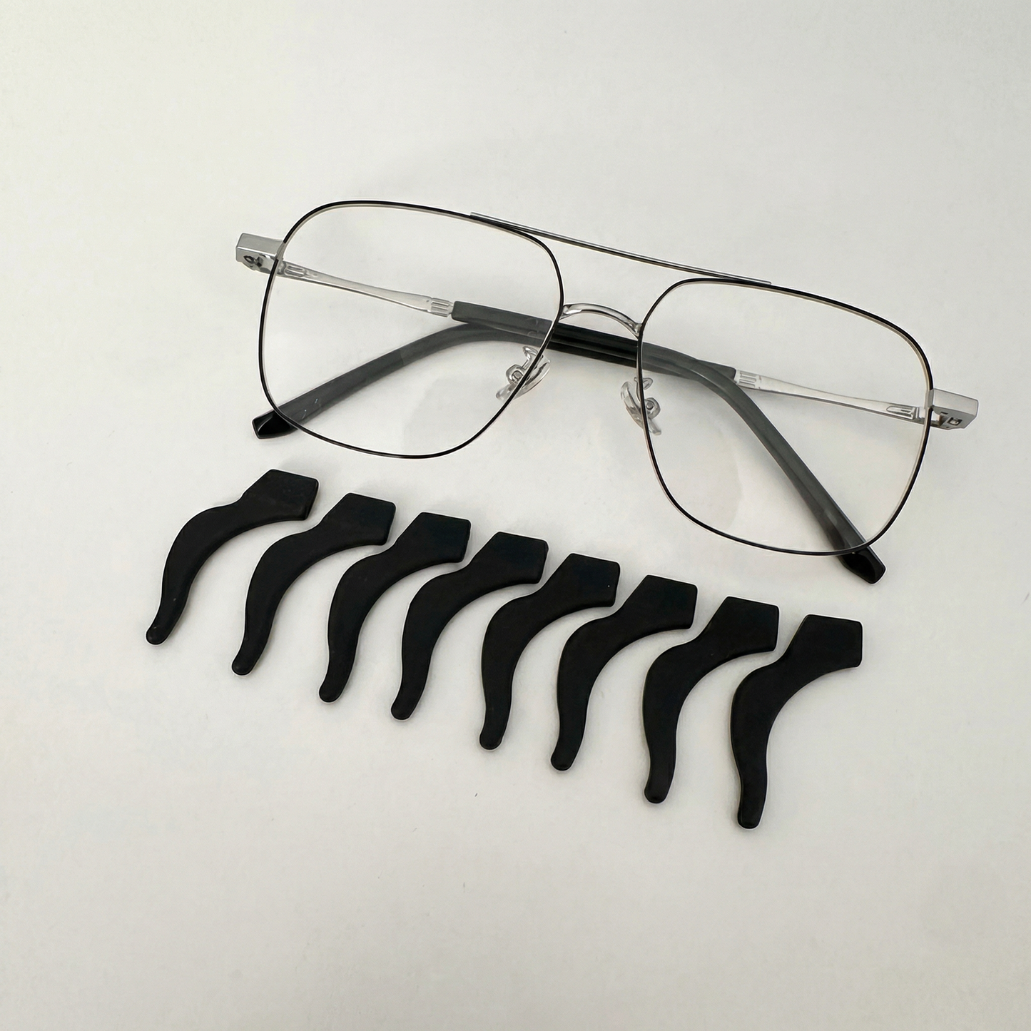 Set de 4 Carlige Antiderapante pentru Ochelari