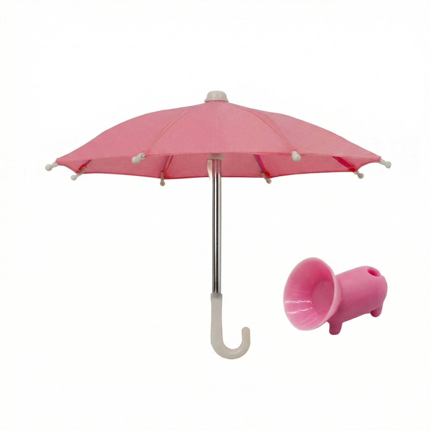 Suport pentru Telefon cu Umbrelă și Protecție Anti-Reflex, Prindere pentru Exterior, Rezistent la Ploaie