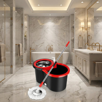 Set Mop Rotativ si Galeata cu Sistem de Stoarcere