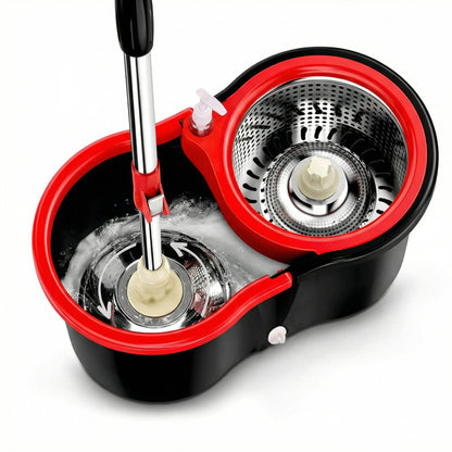 Set Mop Rotativ si Galeata cu Sistem de Stoarcere