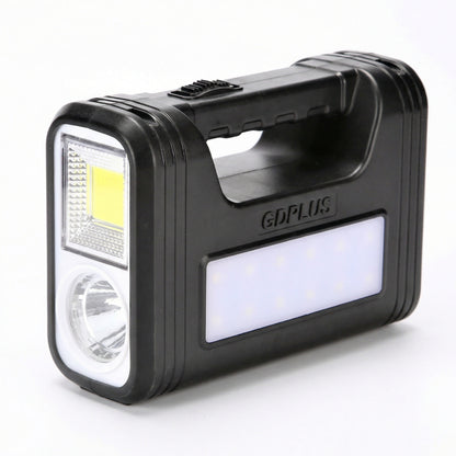 Kit Solar, GD 8017, 3 Becuri, Încărcător Telefon - Energie Oriunde, Oricând