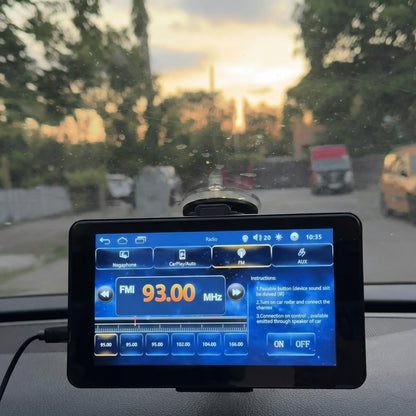 Navigație Auto Android 7”, CarPlay, Waze, Fără Fir