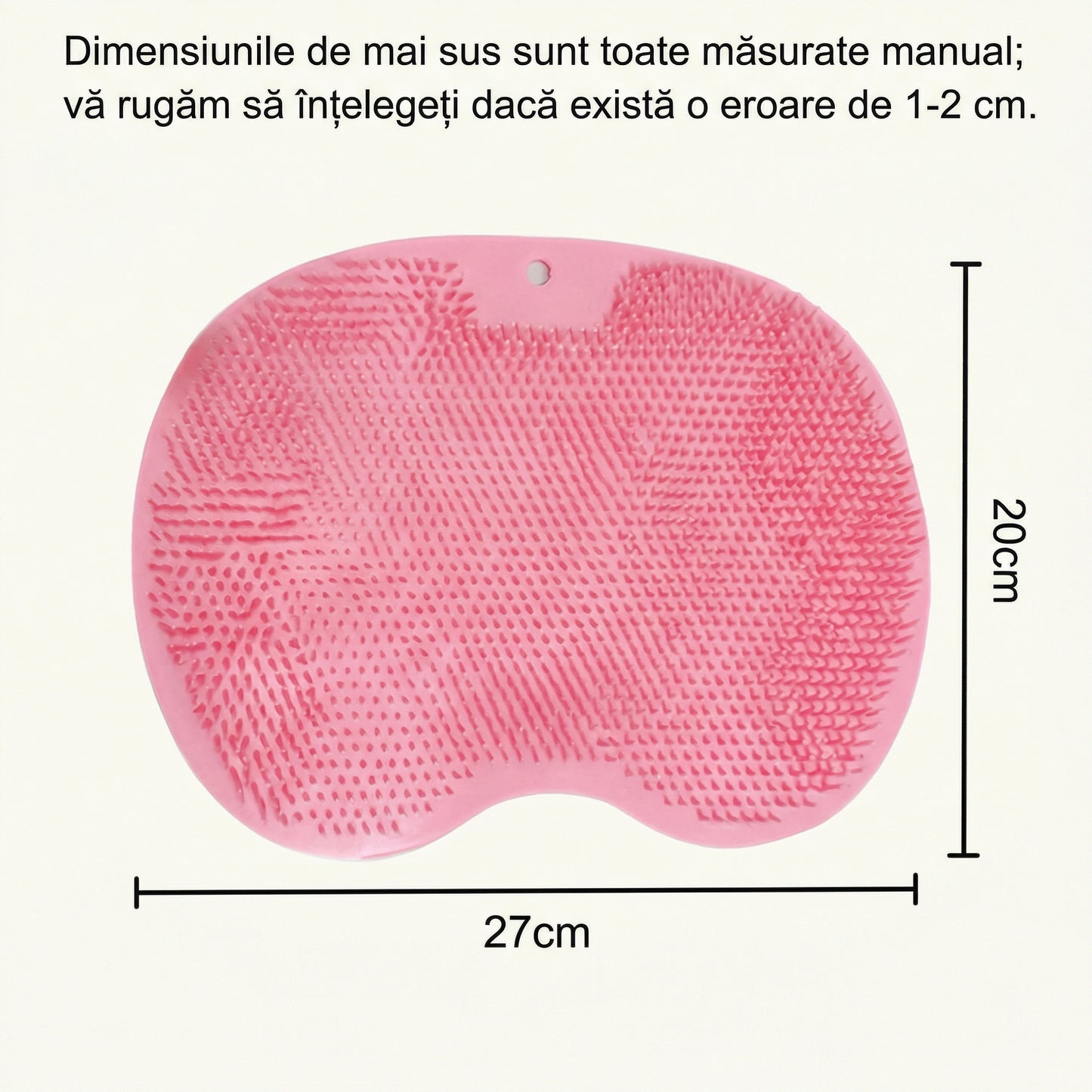 Covor de Duș Antiderapant și Masator - Exfoliere Blândă pentru Piele Netedă, Stimulează Circulația, Curățare Profundă și Îndepărtarea Pielii Moarte