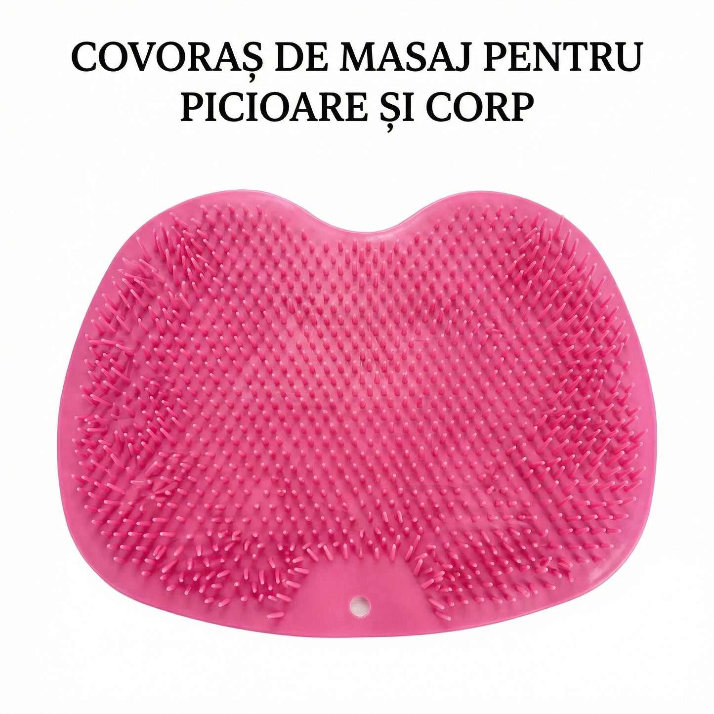 Covor de Duș Antiderapant și Masator - Exfoliere Blândă pentru Piele Netedă, Stimulează Circulația, Curățare Profundă și Îndepărtarea Pielii Moarte