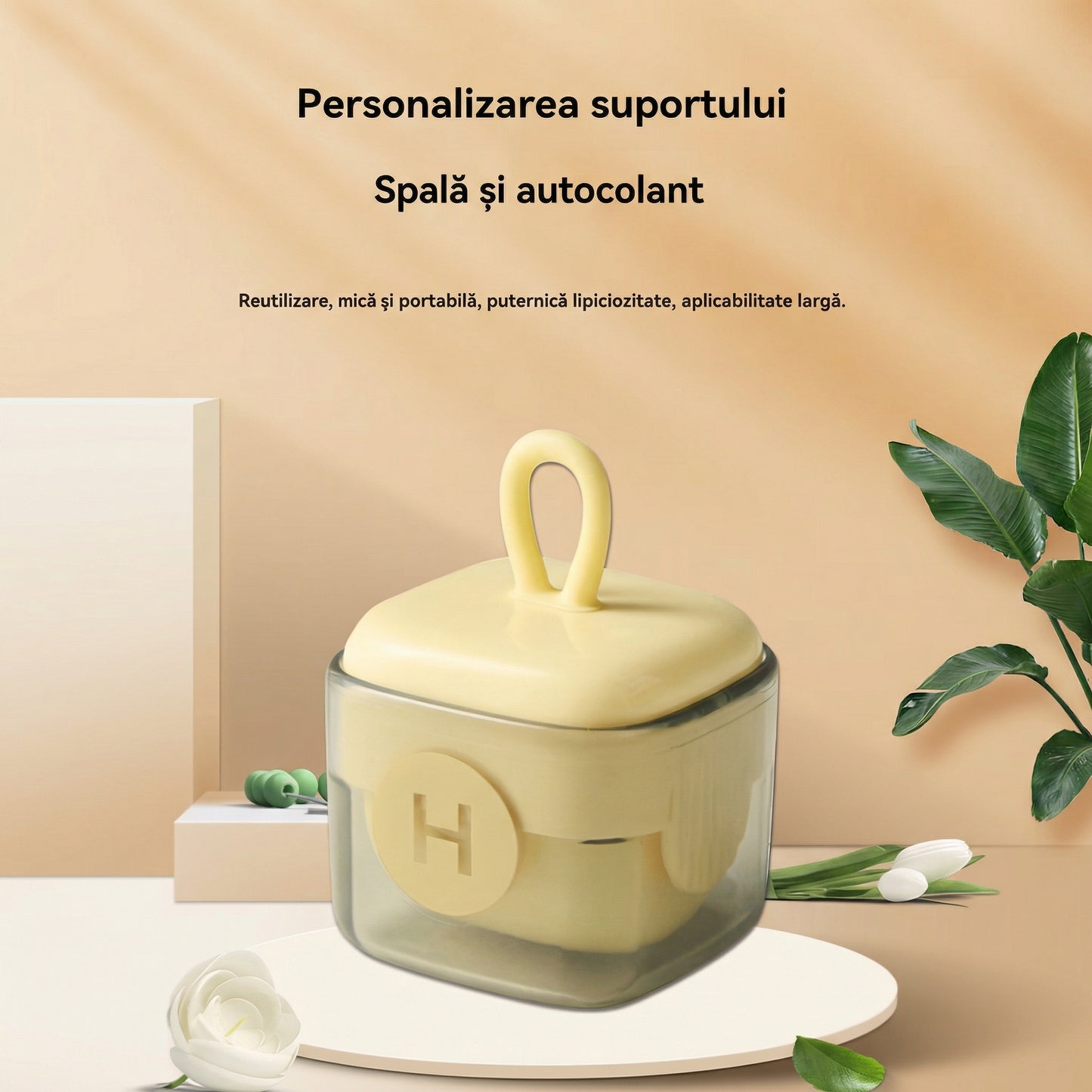 Dispozitiv de Curățare Reutilizabil, Îndepărtare Păr și Praf, Portabil