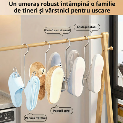 Set Suport pentru Uscarea Pantofilor din Oțel Inoxidabil
