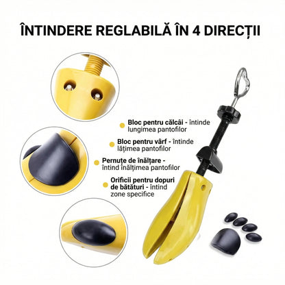 Dispozitiv pentru Lărgirea Pantofilor din Oțel Inoxidabil