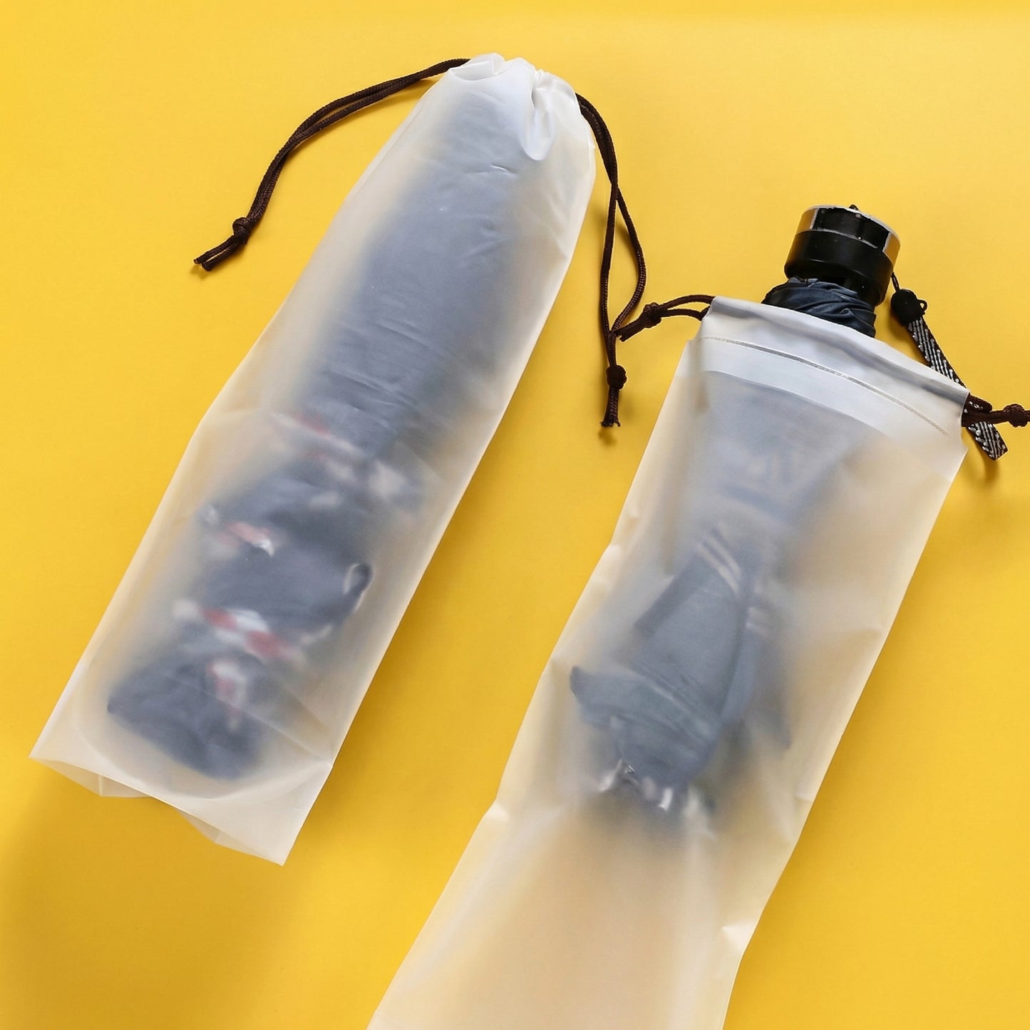 Set de 5 Pungi Transparente de Stocat Umbrele