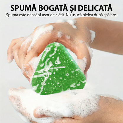 Șampon Solid 3-în-1, Formulă pe Bază de Plante, Amestec Hrănitor, Întărire Rădăcini