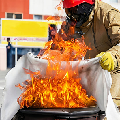 Pătură de protecție împotriva incendiilor