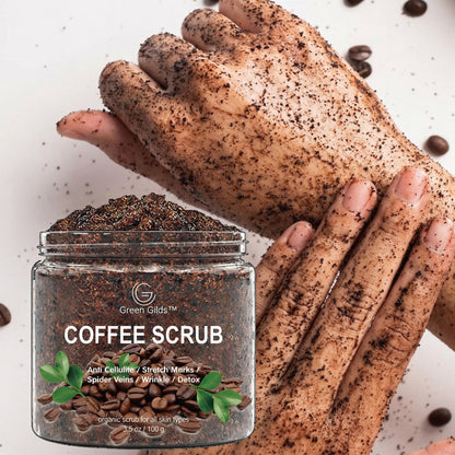 Scrub Natural de Cafea pentru Exfoliere pentru Corp și Față