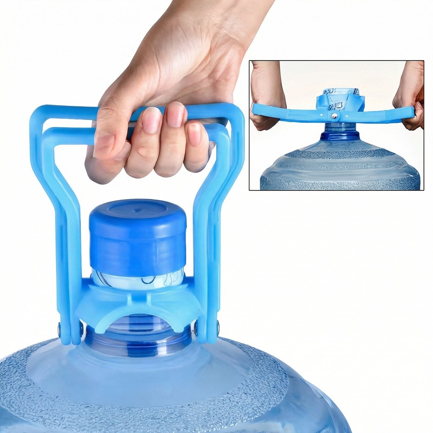 Suport Ergonomic pentru Sticle de Apă - Mâner Antiderapant și Rezistent pentru Ridicare și Transport Ușor
