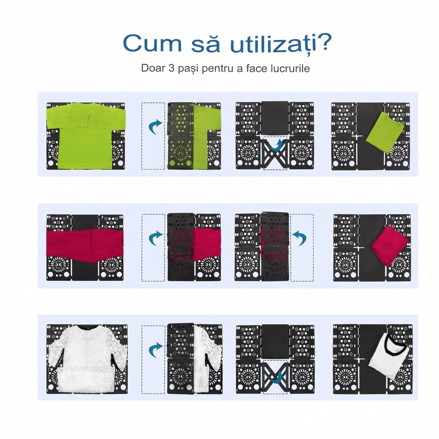 Sistem Împachetat și Împăturit Haine